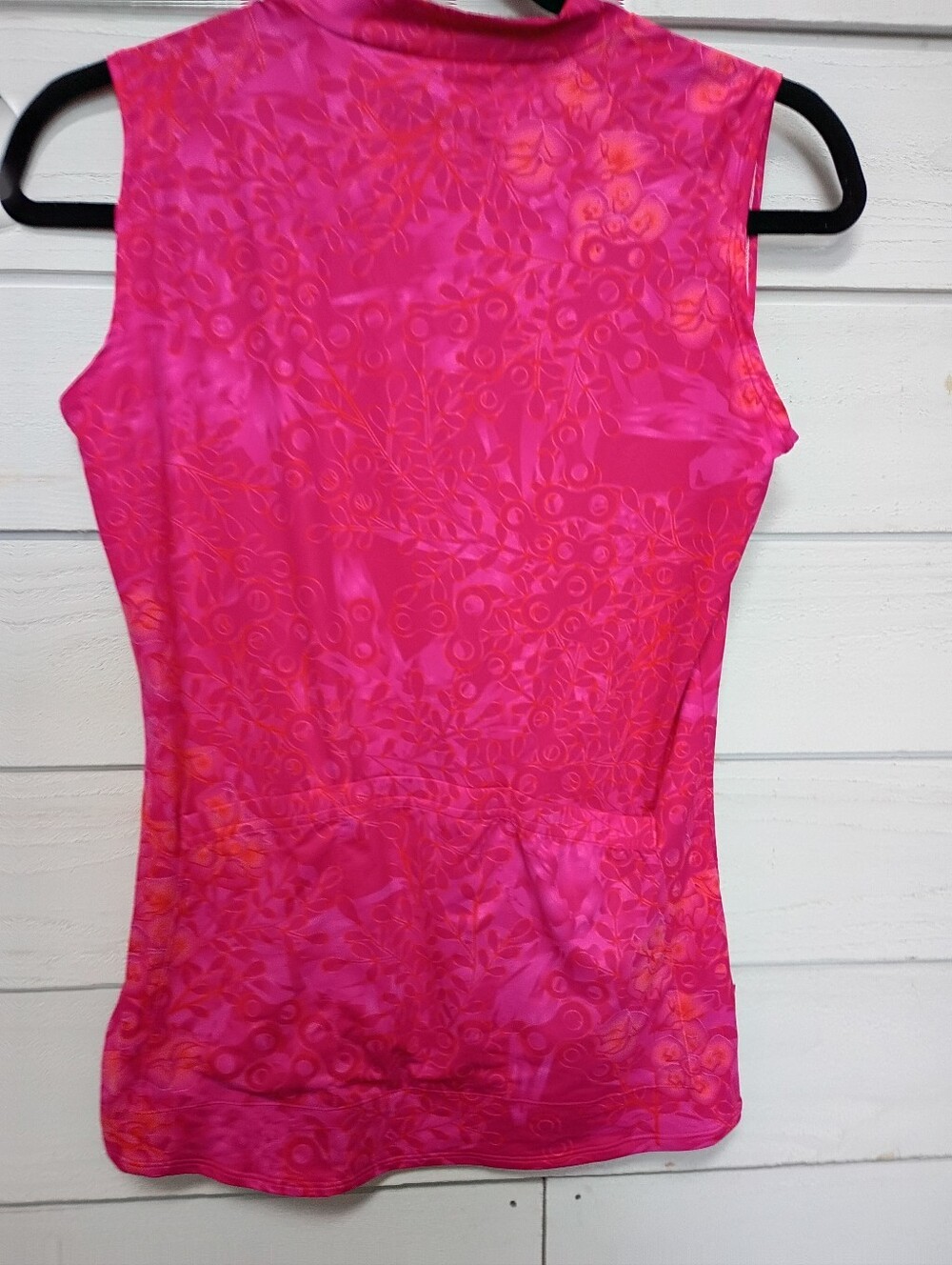 Terry Soleil Sleeveless Jersey Hydrange/beetroot Small NWT - Picture 4 of 9